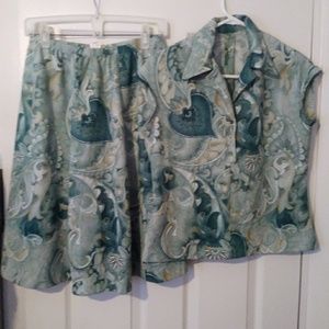 Vintage Skirt with matching top